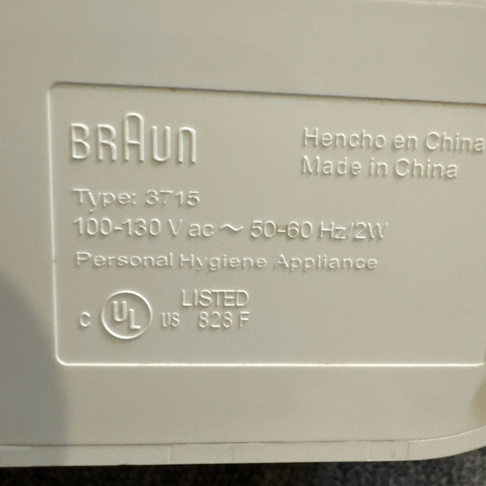 BRAUN Oral-B Pulsonic Electric Toothbrush Charger‎ Base Dock Stand 3715 used